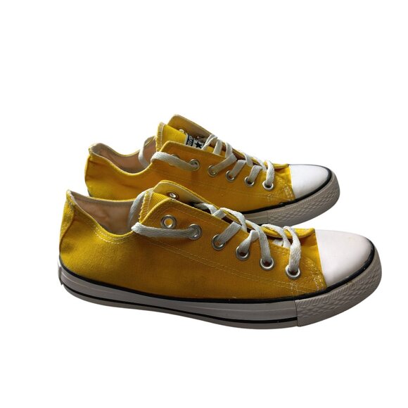Converse Chuck Taylor All Star Low Top Sneakers Yellow Unisex Men 6 / Women 7.5 - Picture 1 of 6